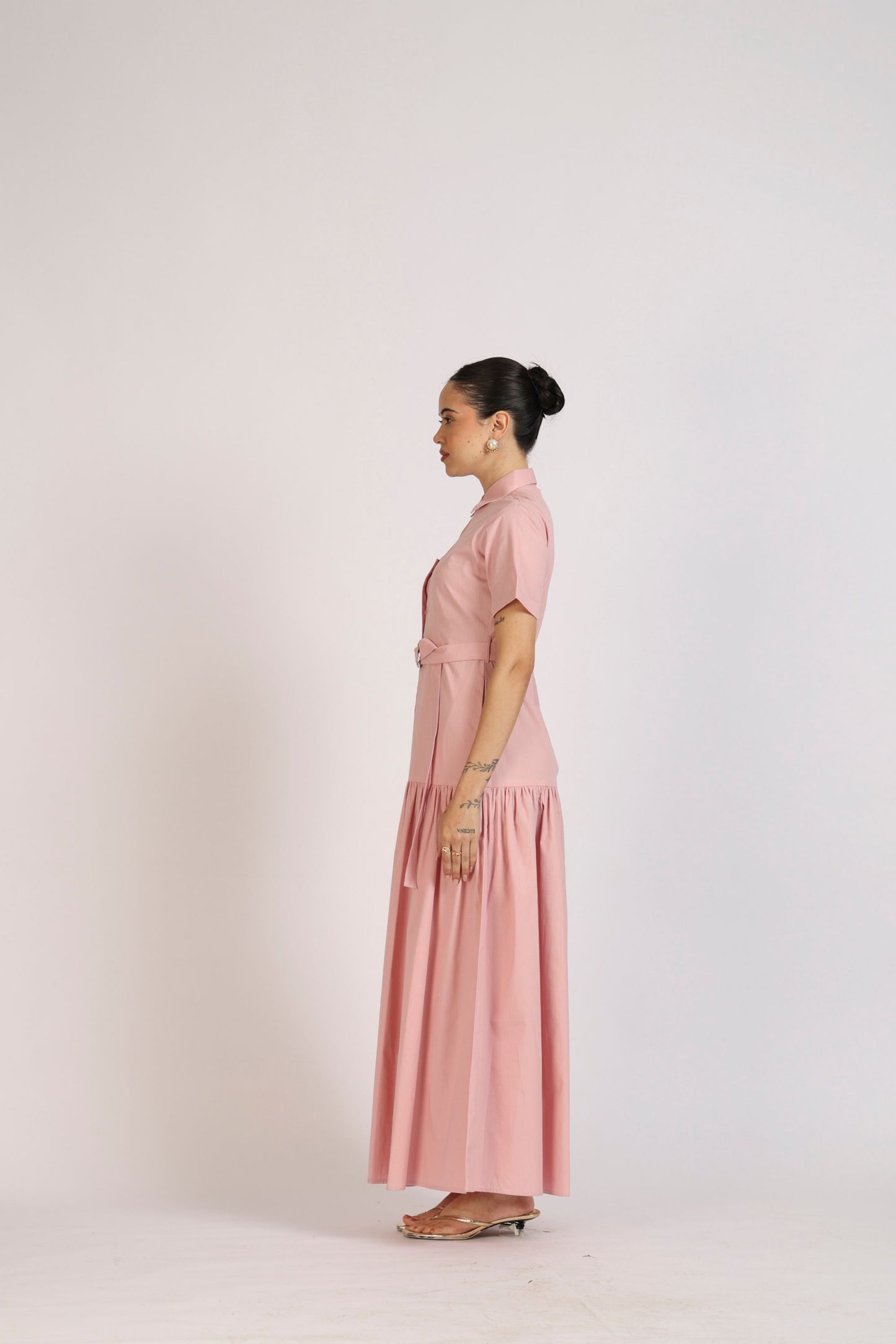 Teardrop Neck Dress
