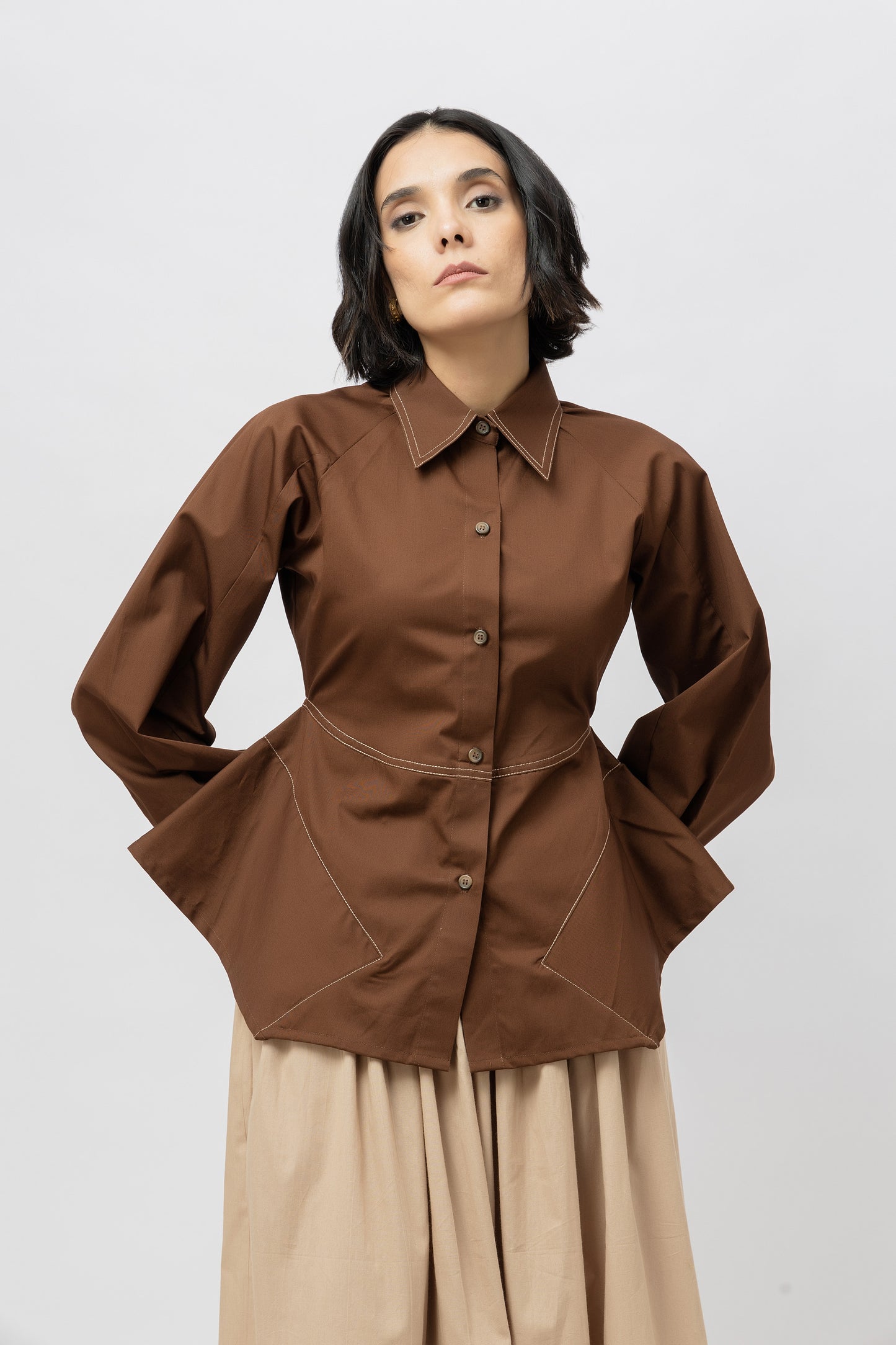 Mocha Skirt Set