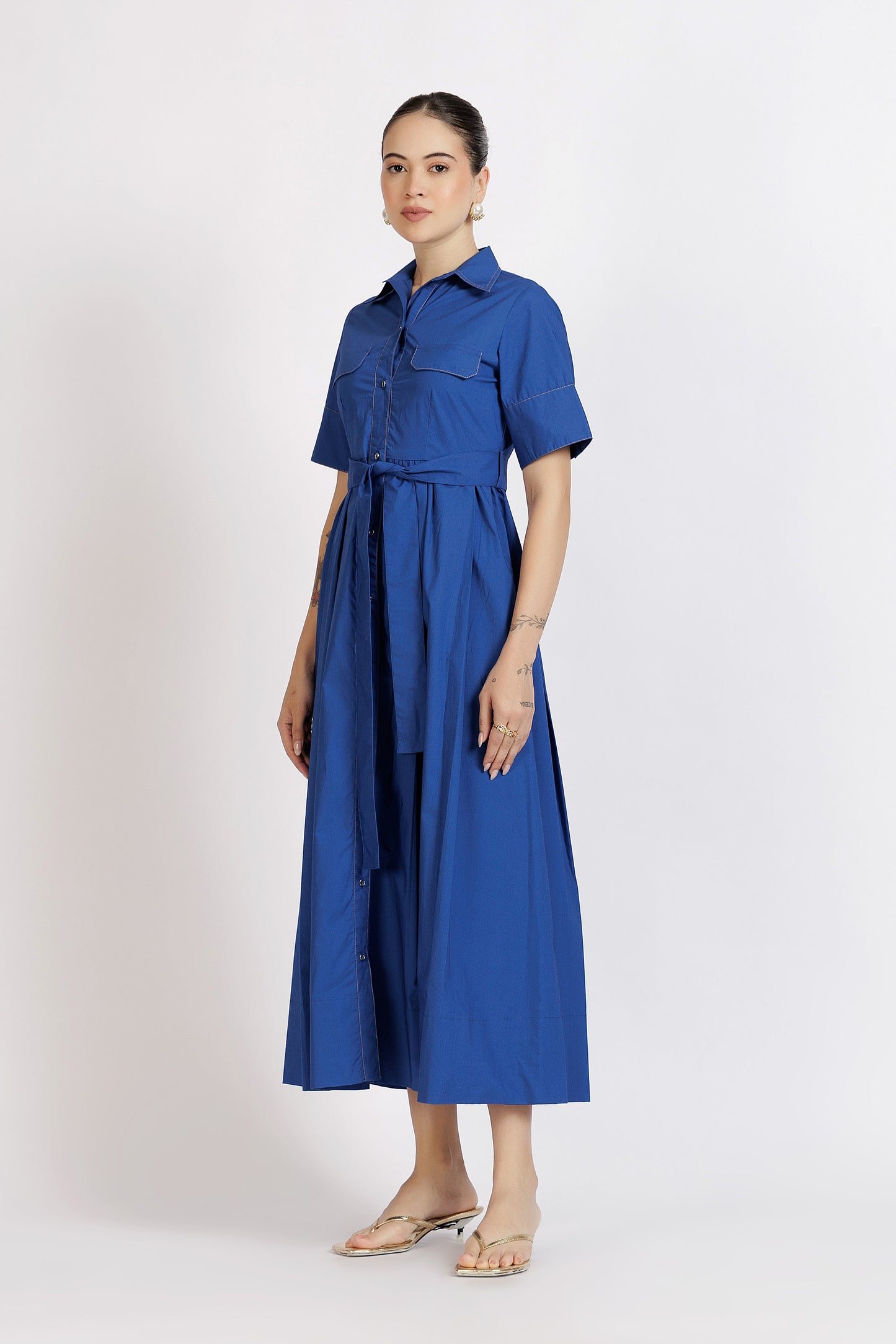 Bold Blue Dress