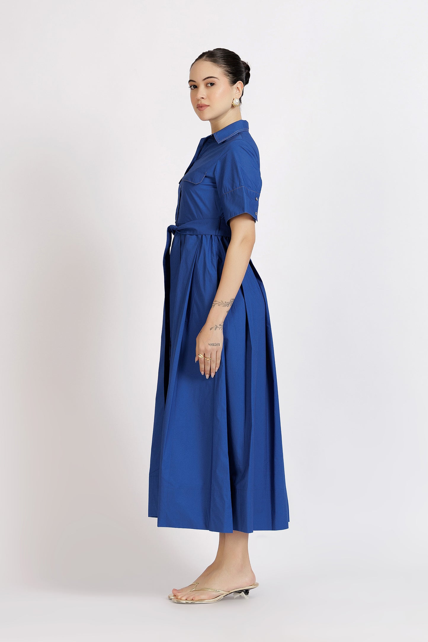 Bold Blue Dress