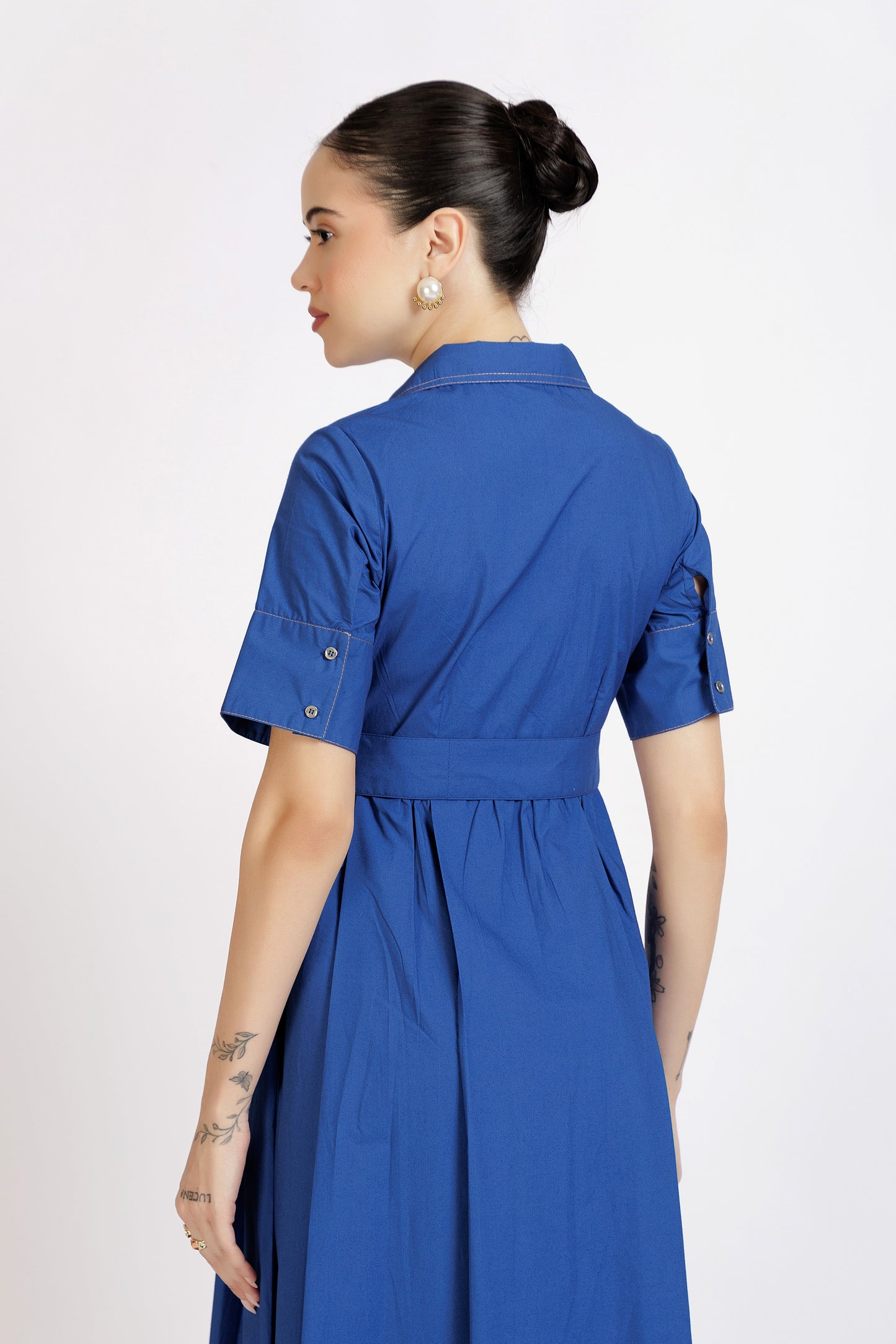 Bold Blue Dress