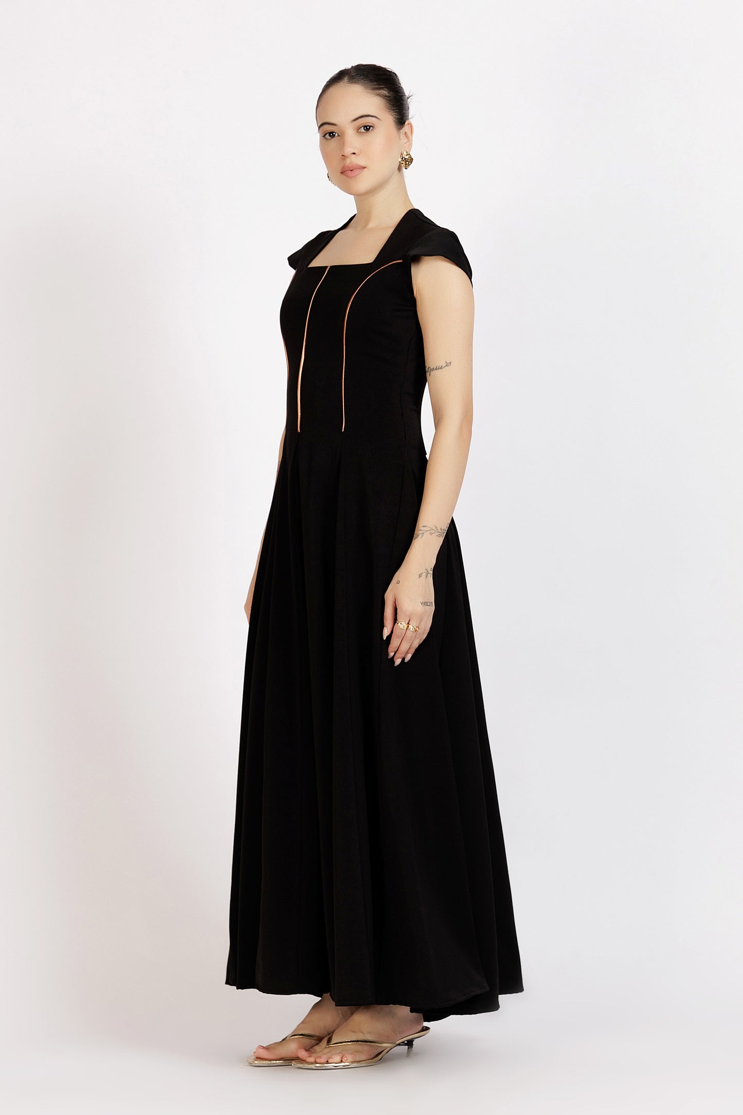 Shimmer Line Dress