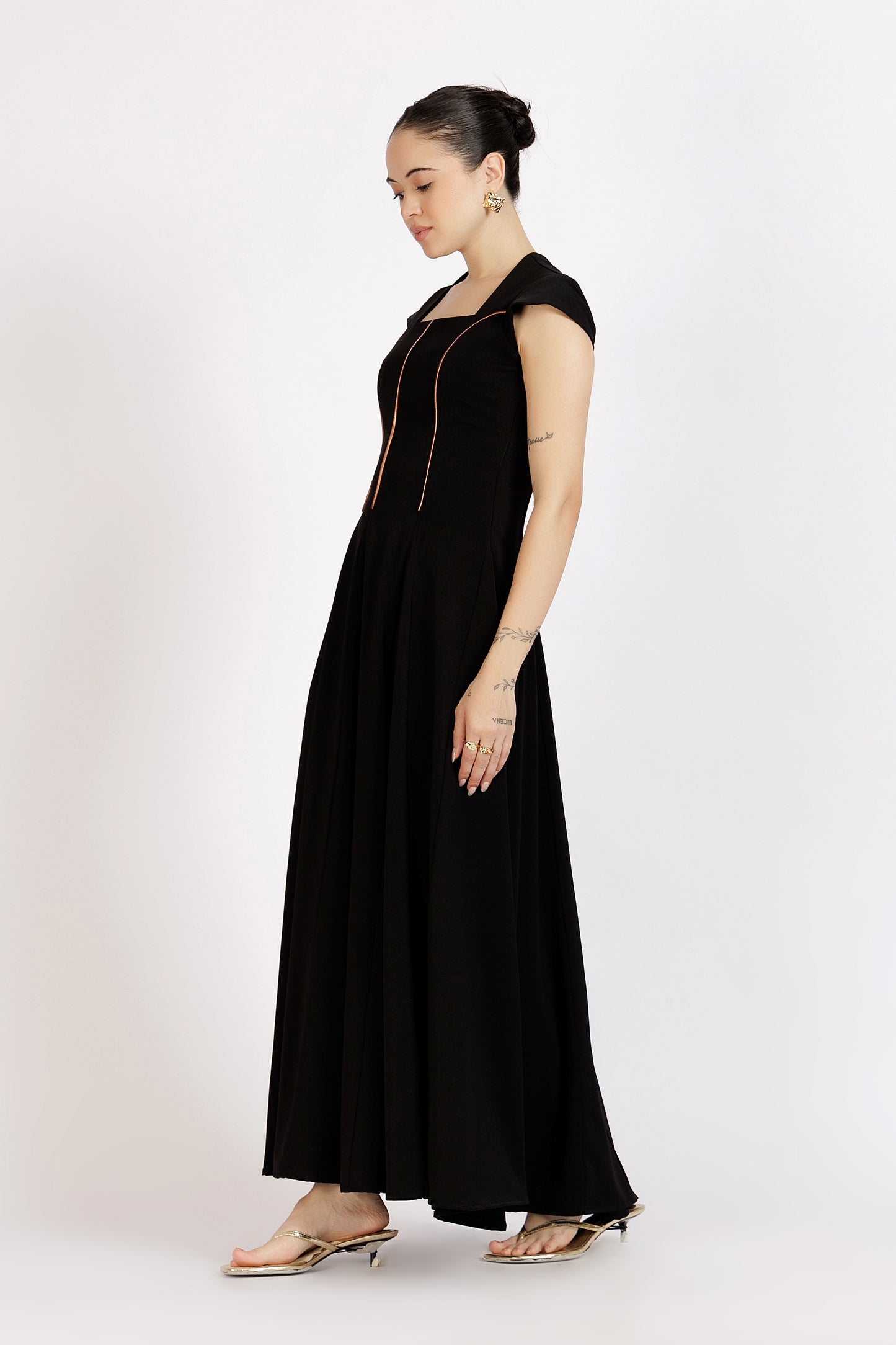 Shimmer Line Dress