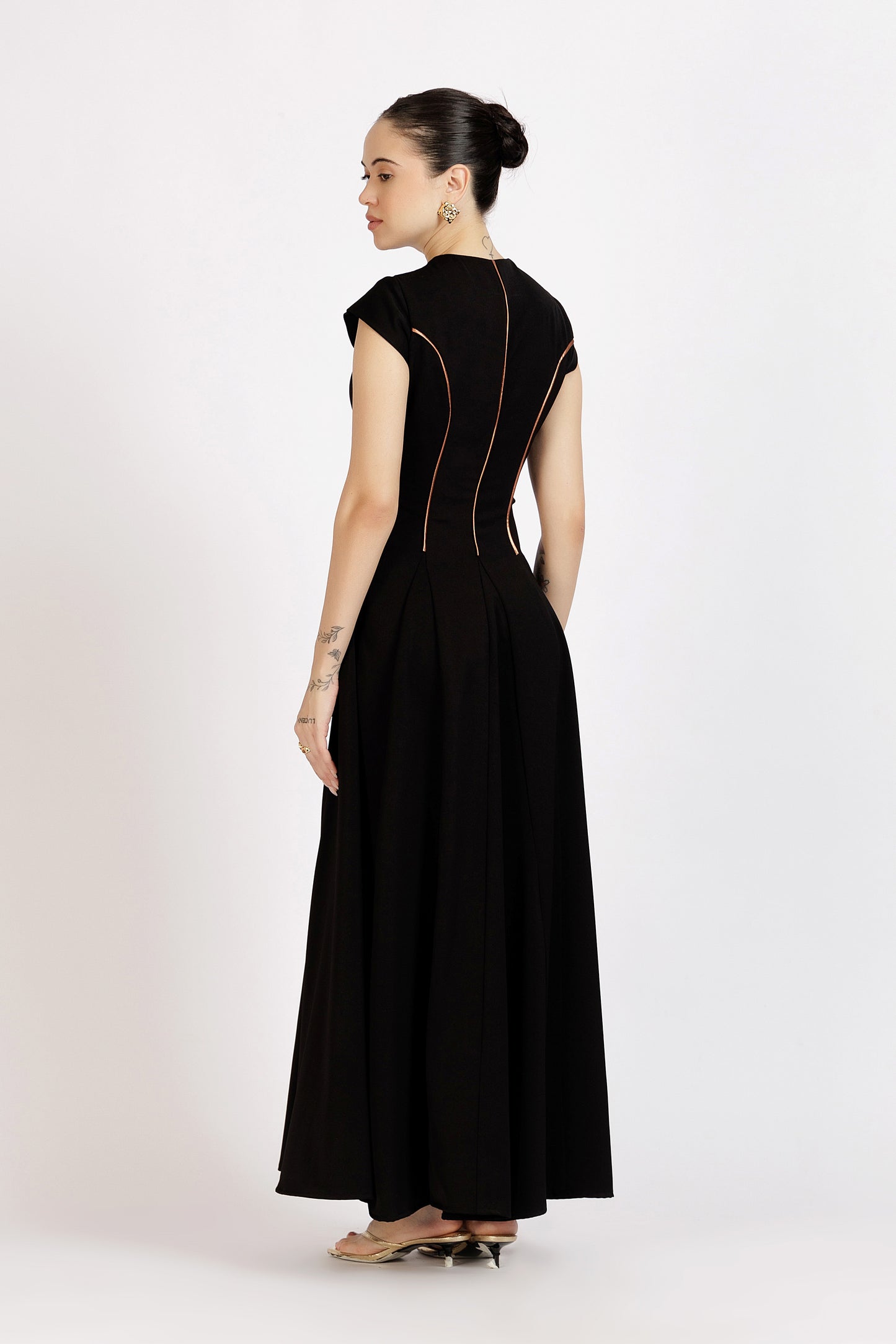 Shimmer Line Dress
