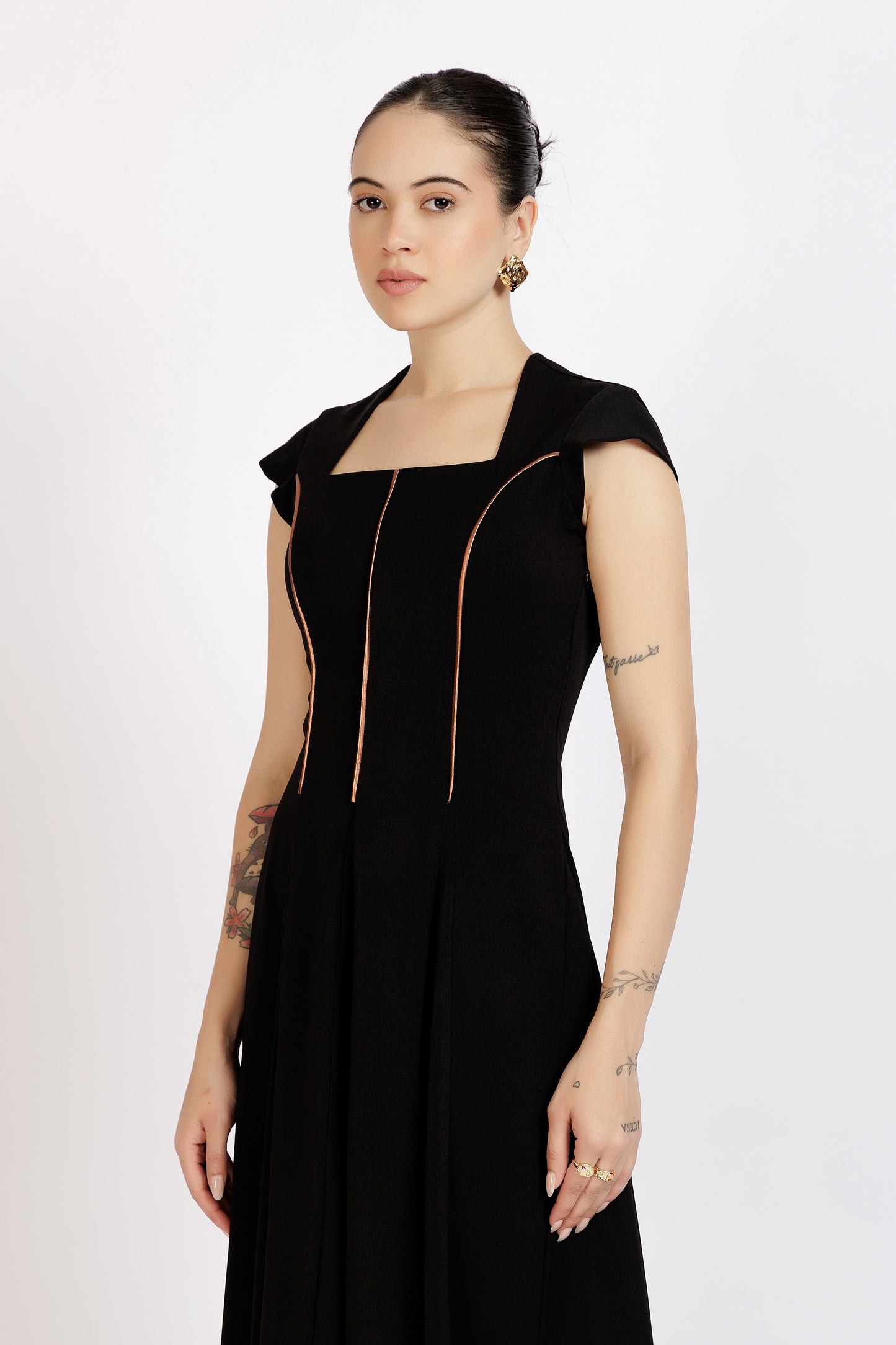Shimmer Line Dress