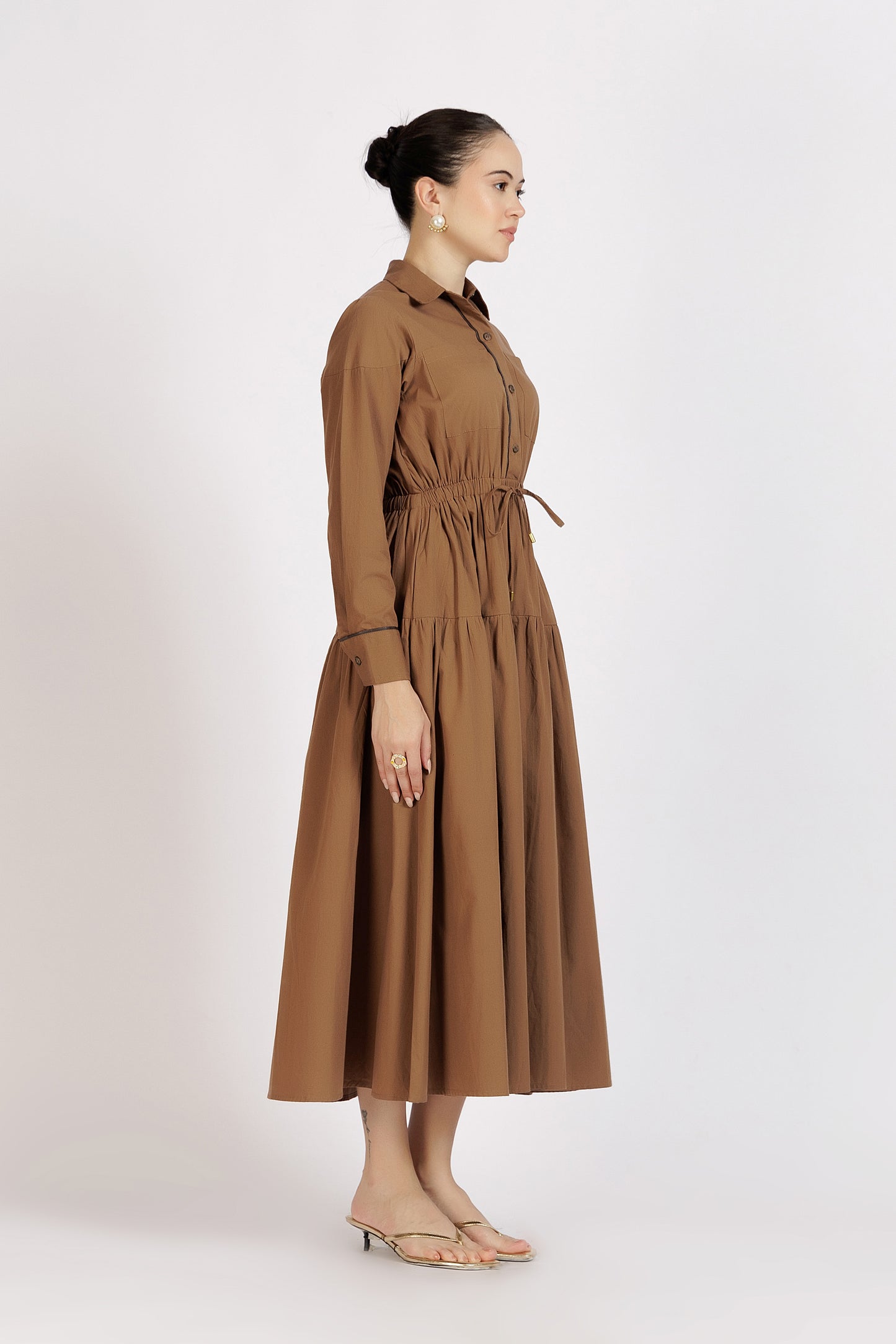Everyday Dress Brown