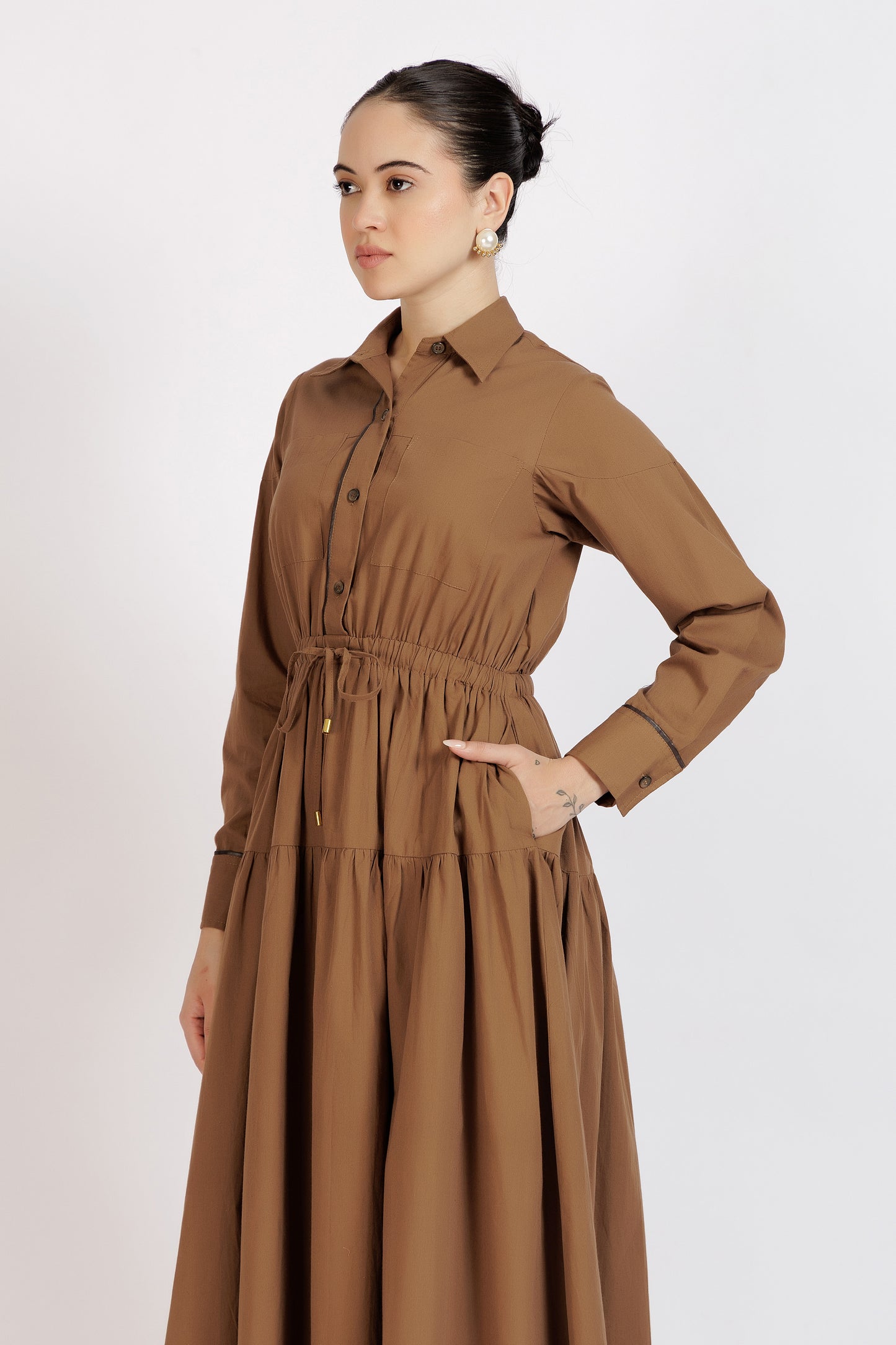 Everyday Dress Brown