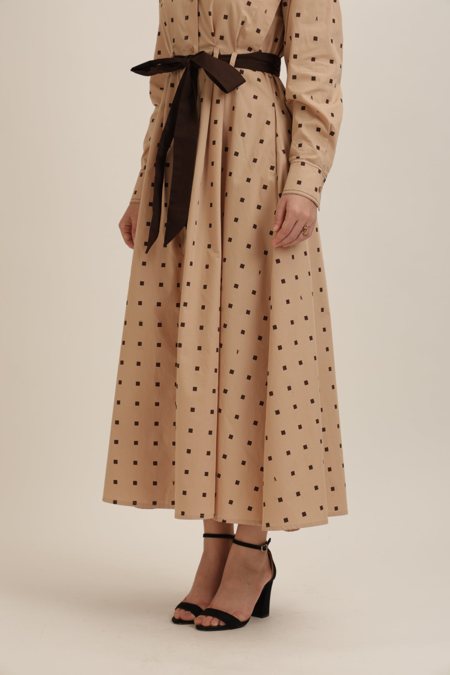 Belted Shirt Dress