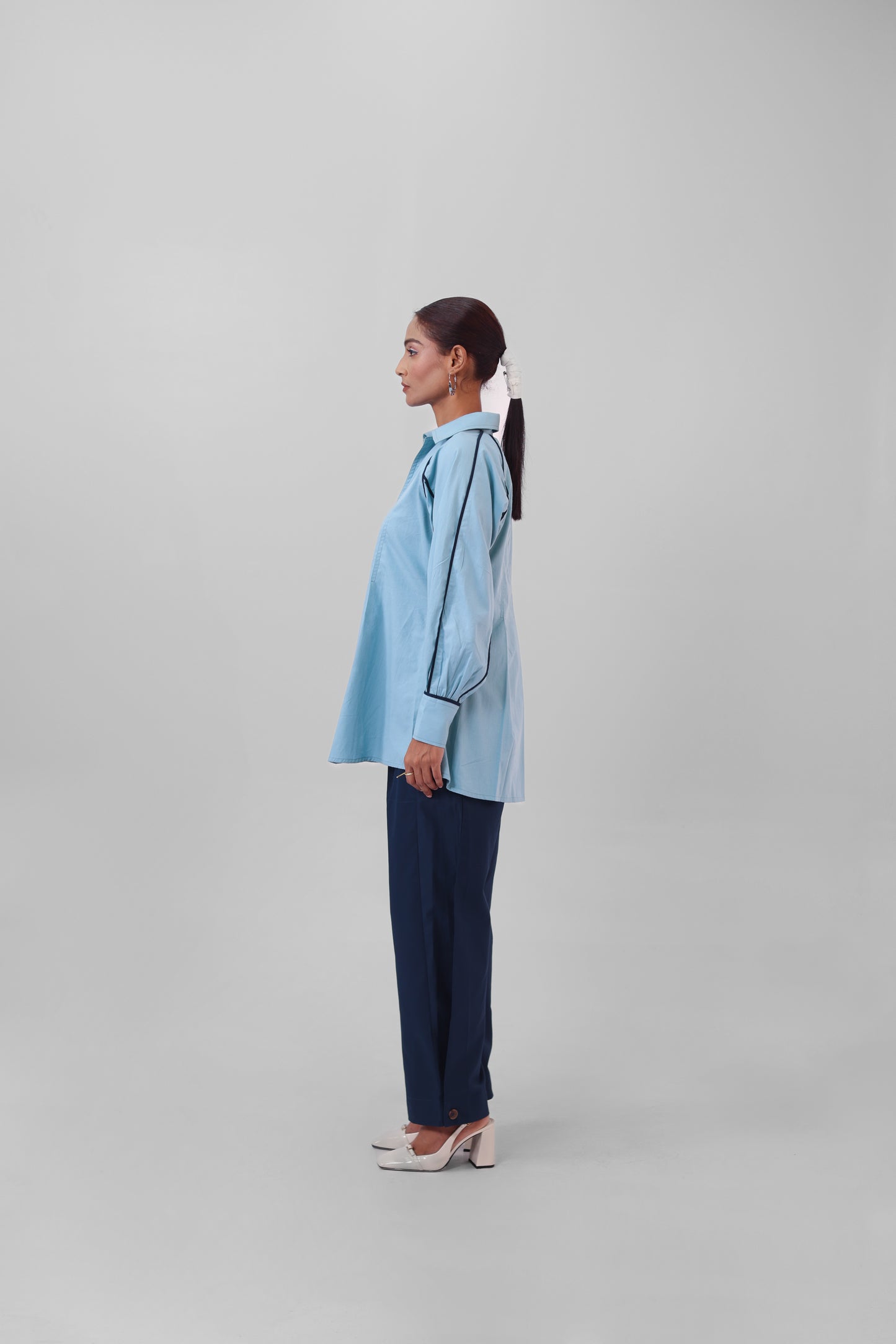 Tailored Blue Top