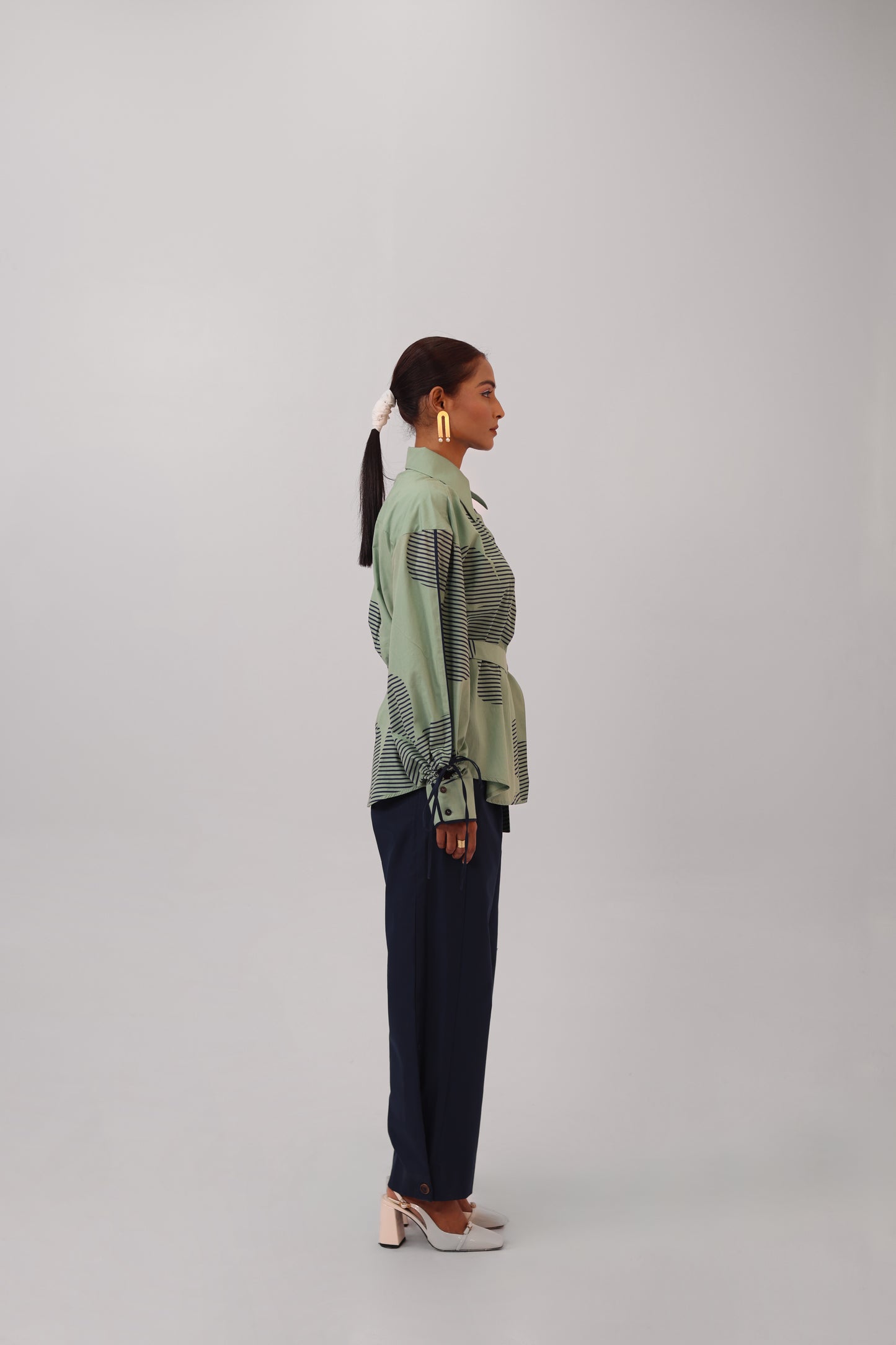 Half Placket Shirt Printed