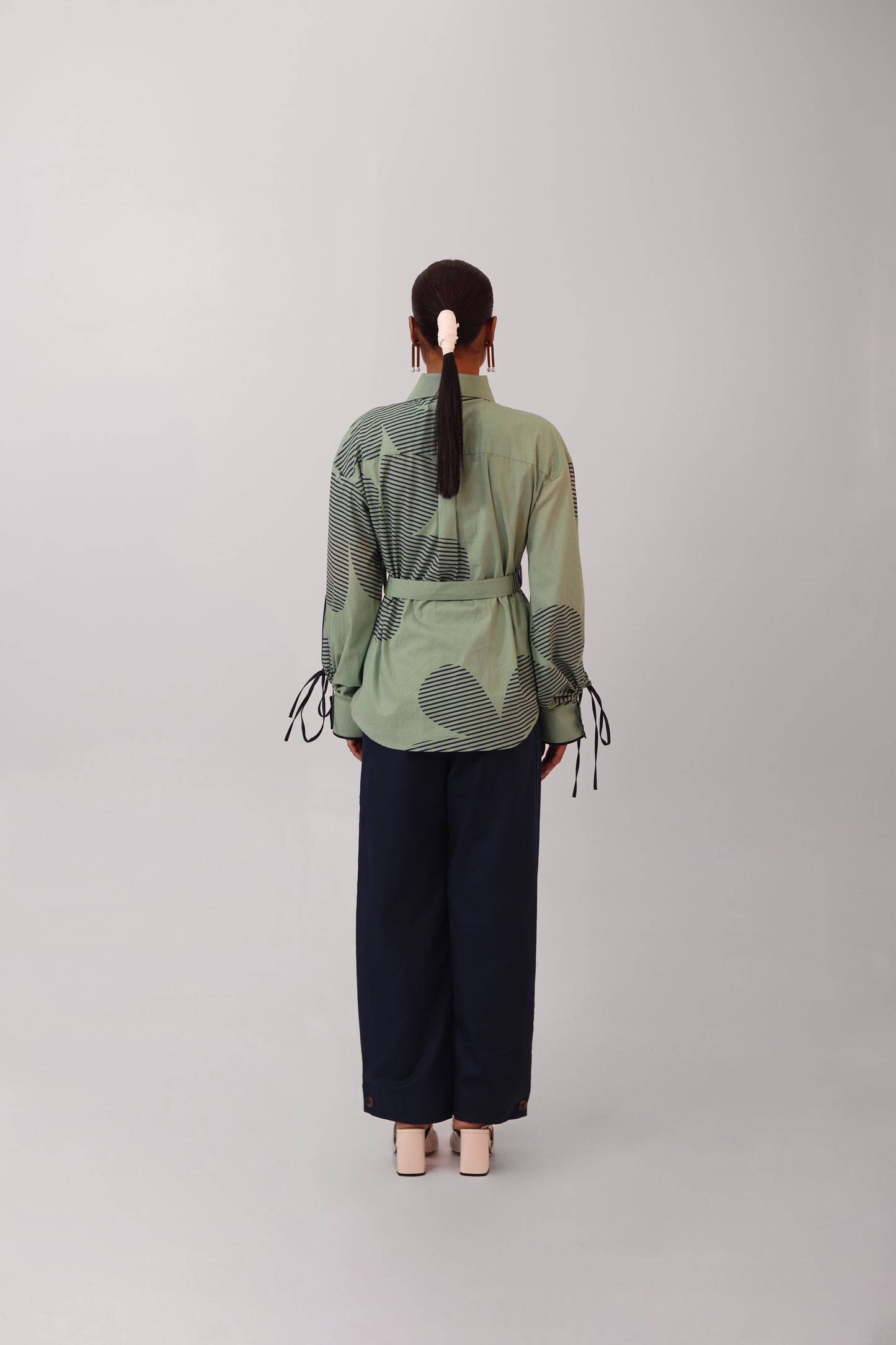Half Placket Shirt Printed