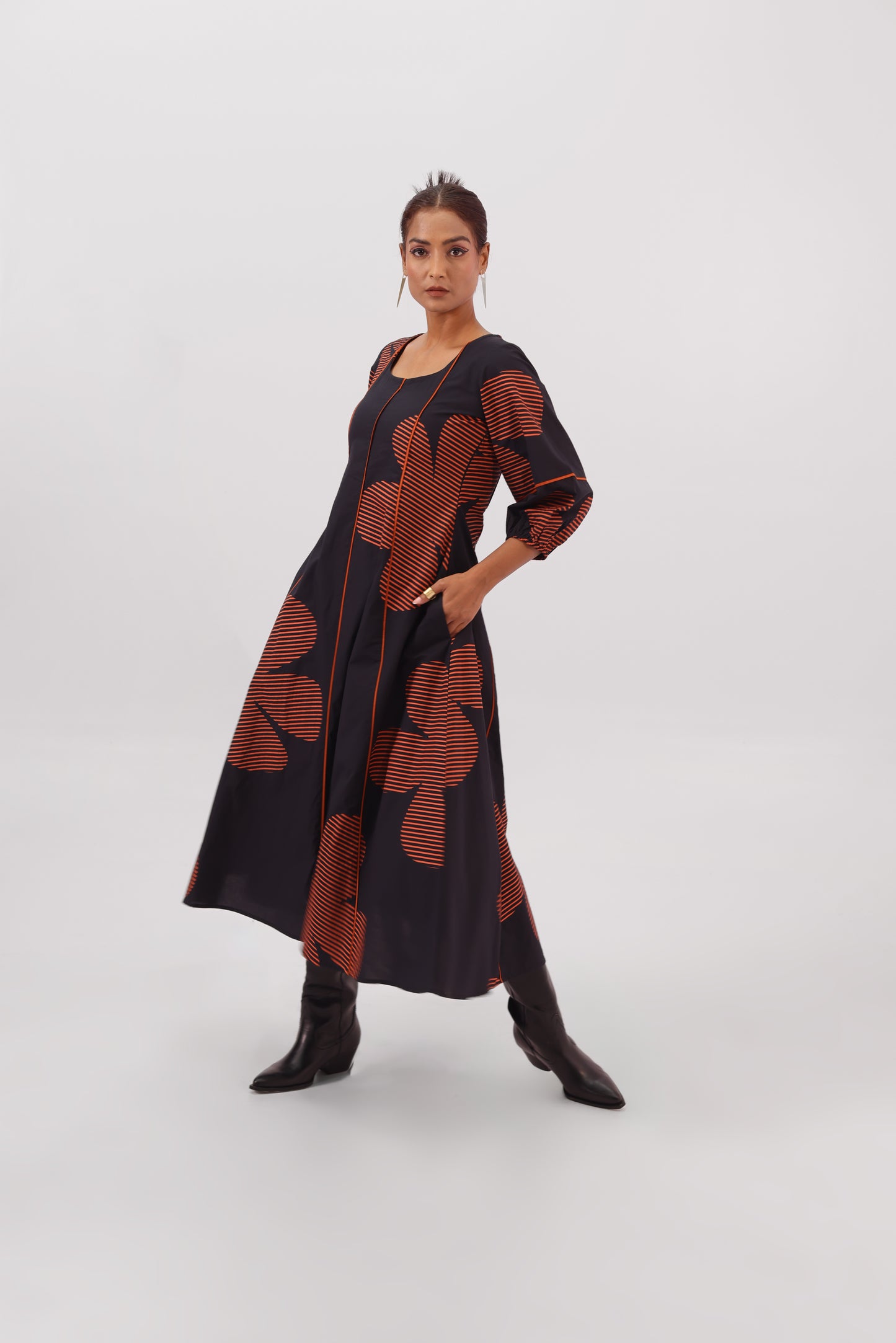 Contour Dress Printed