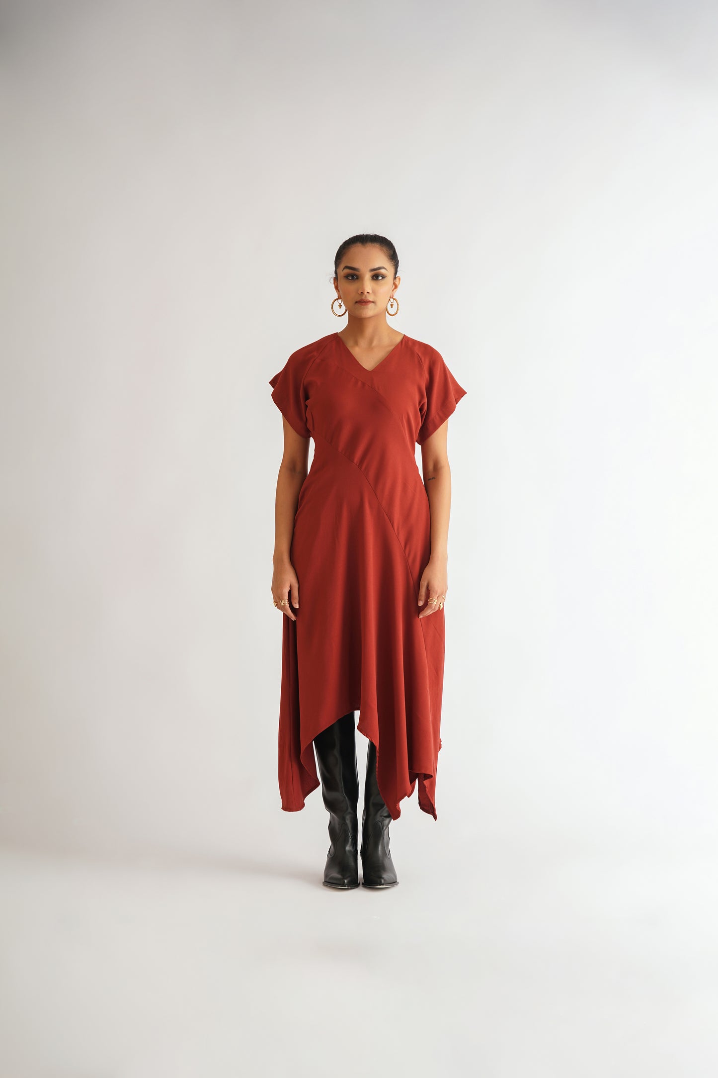 Hourglass Dress Red