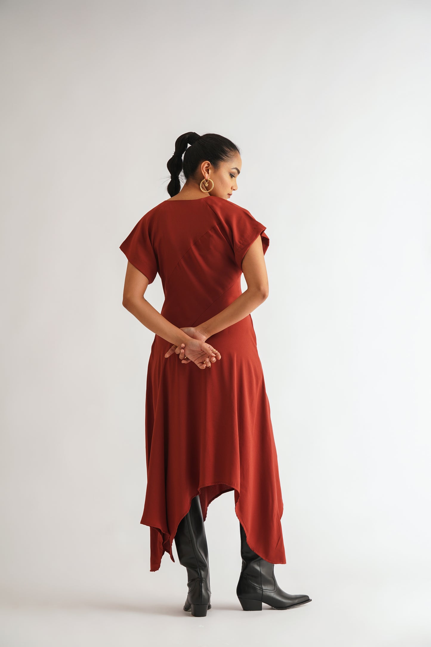 Hourglass Dress Red