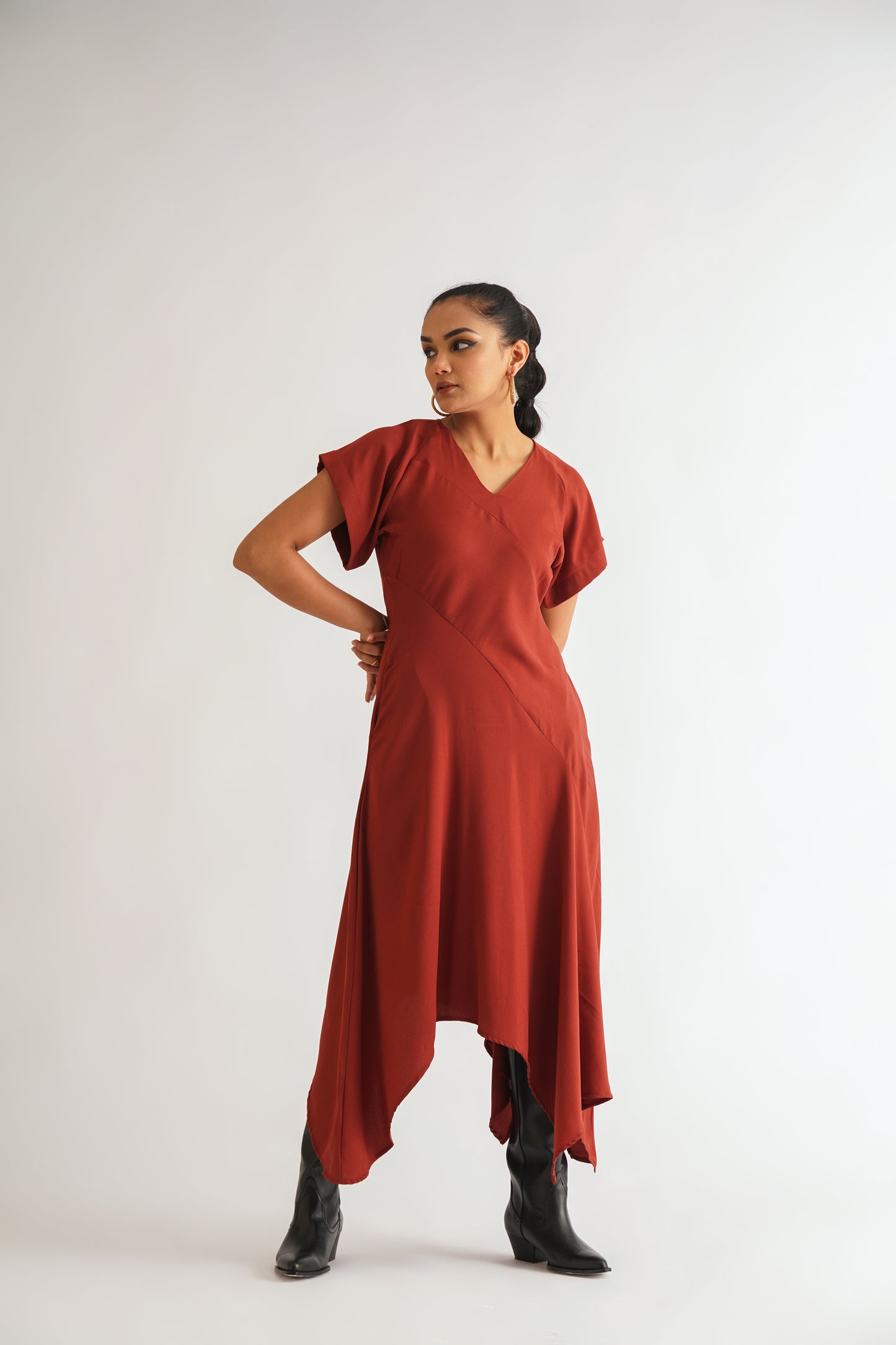 Hourglass Dress Red