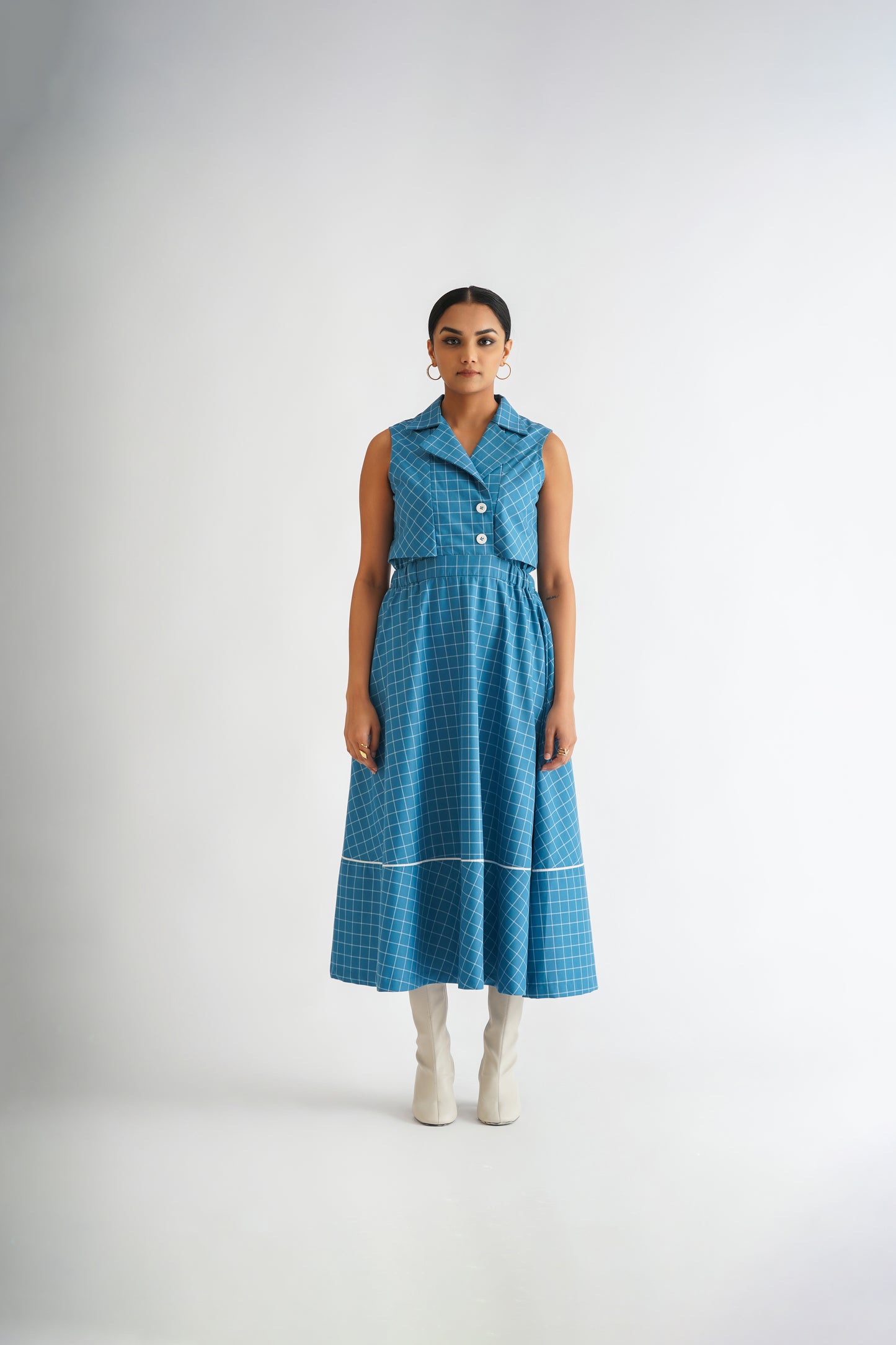 Waistcoat Check Dress
