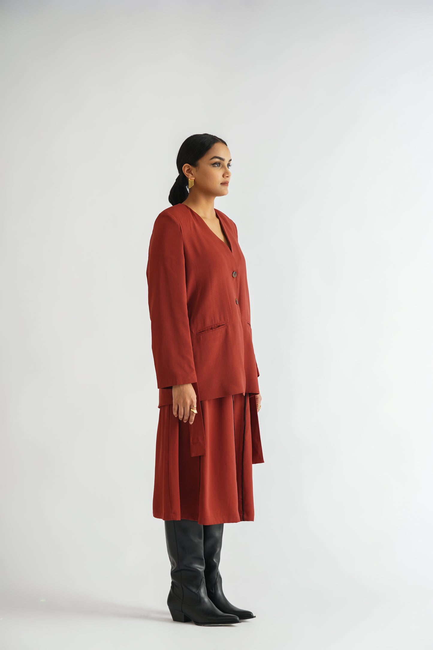 Neo Red Blazer Set