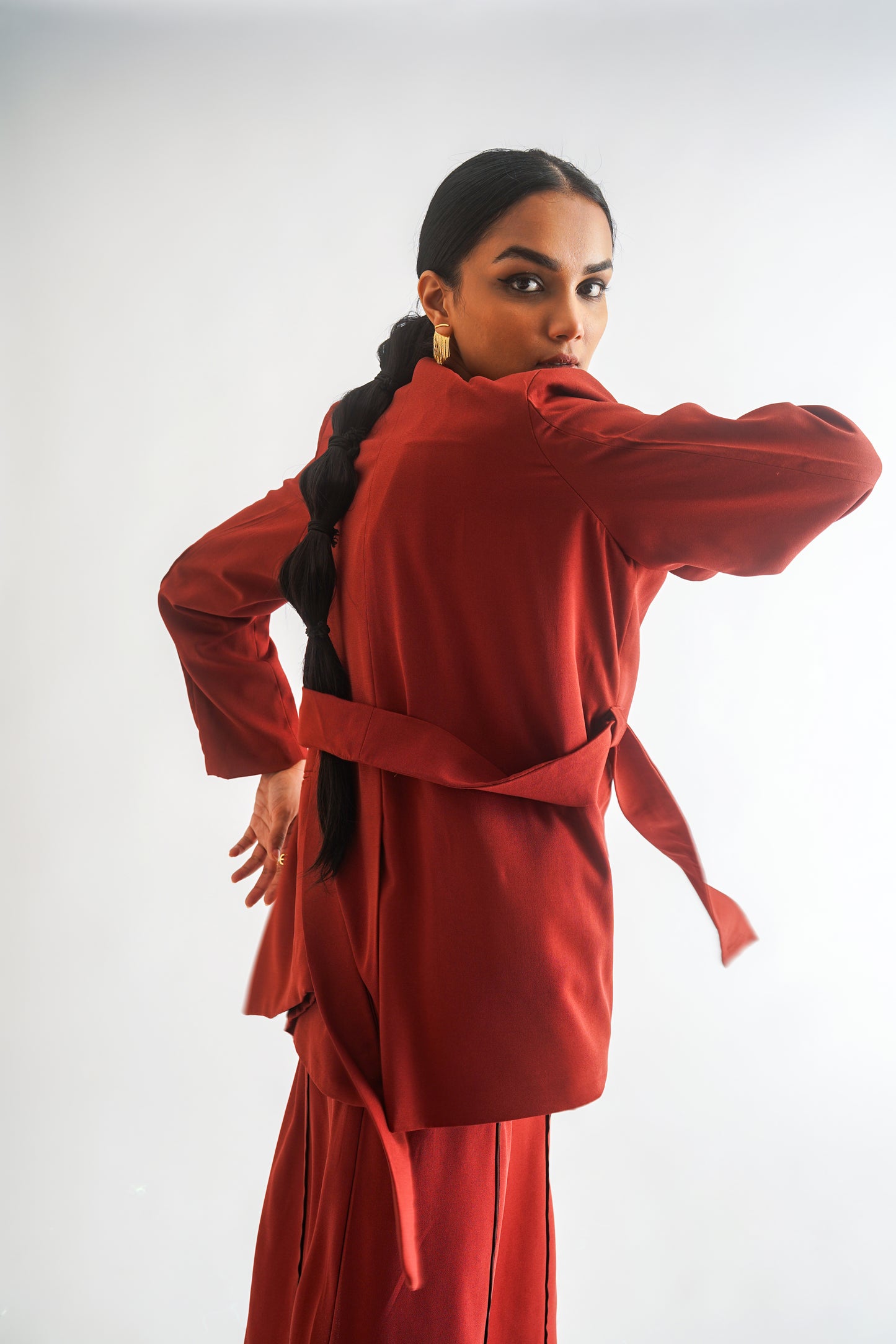 Neo Red Blazer Set