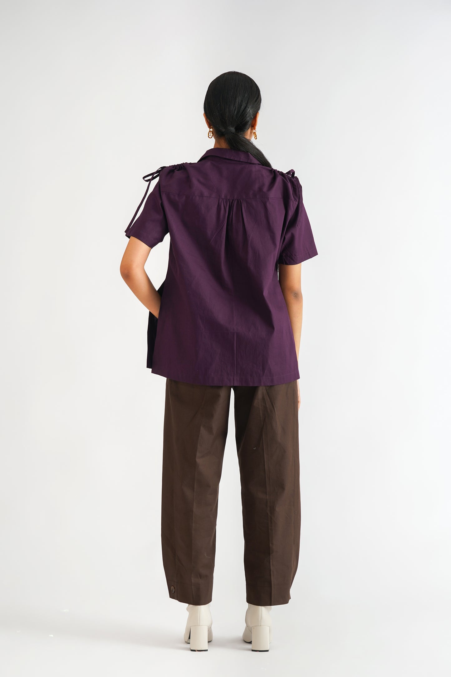 Shoulder Tie Shirt