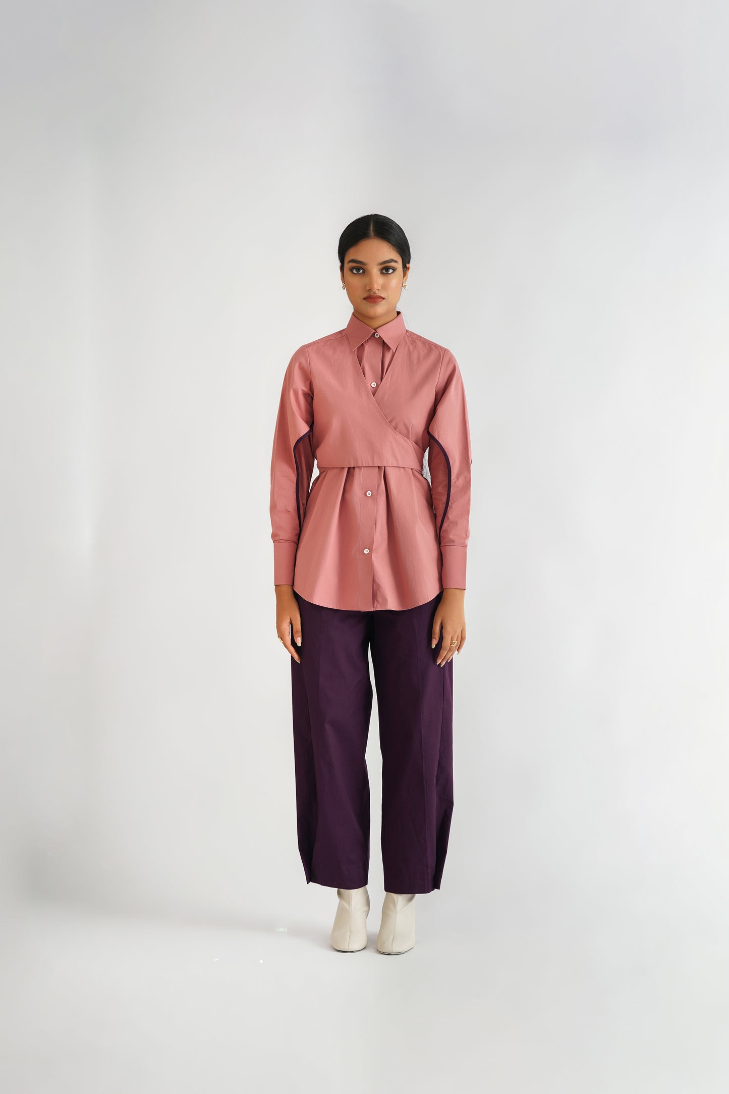 Wrap Shirt Pink