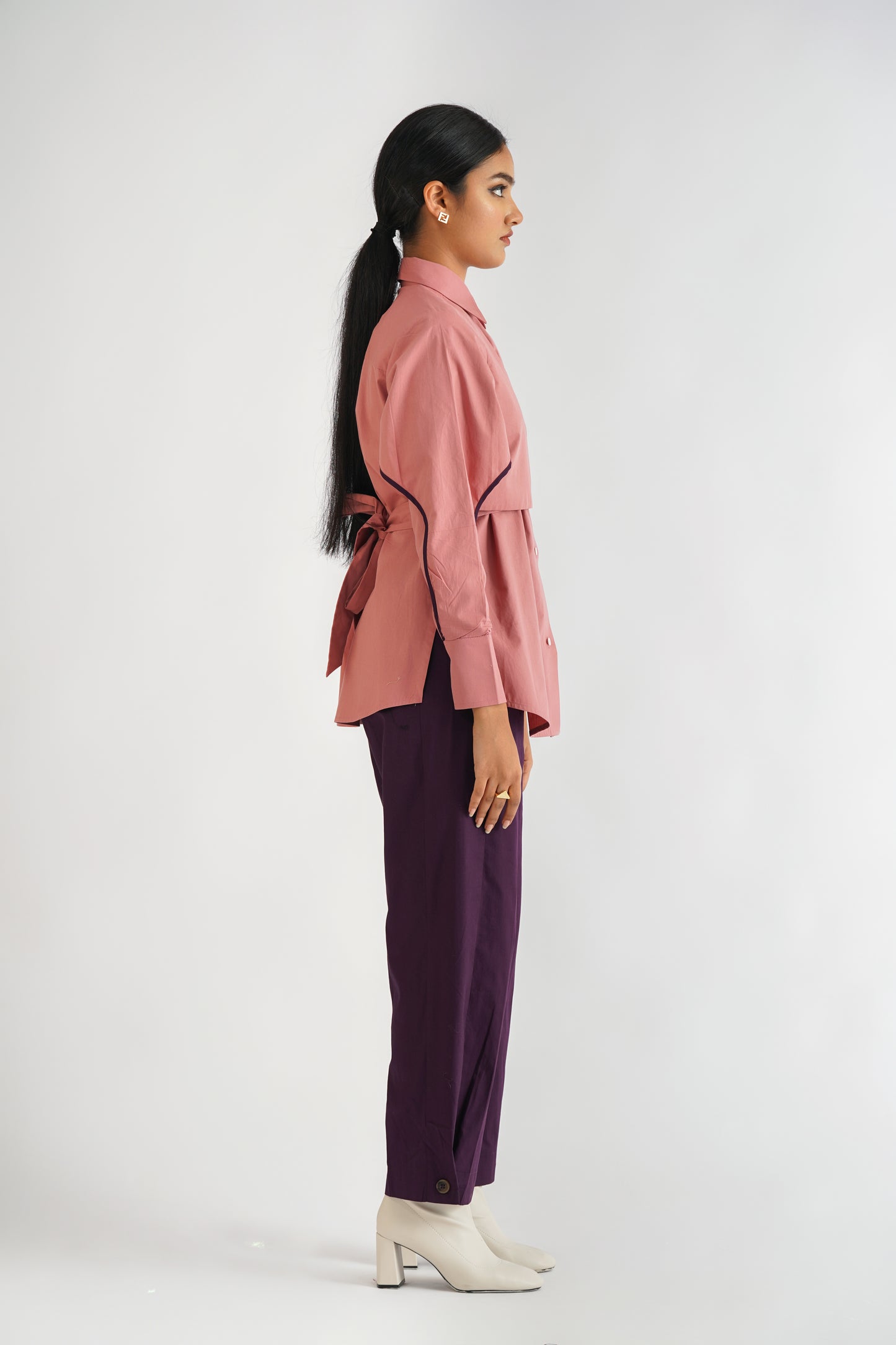 Wrap Shirt Pink