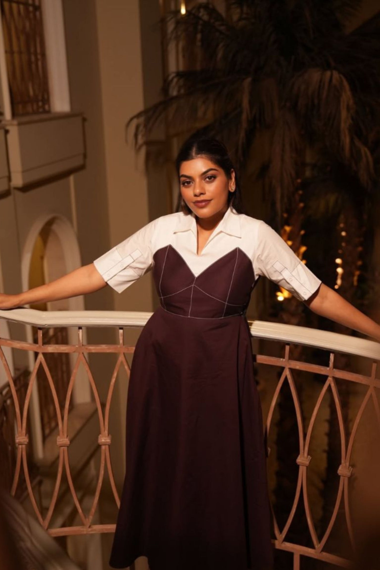 Sculpted Dress Wine