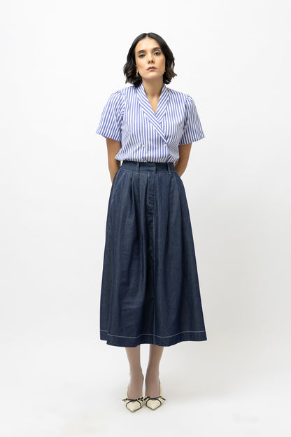 Stitchline Skirt Denim