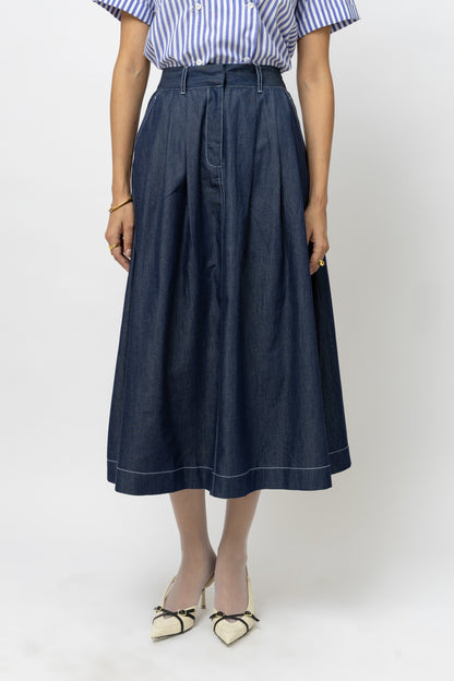 Stitchline Skirt Denim