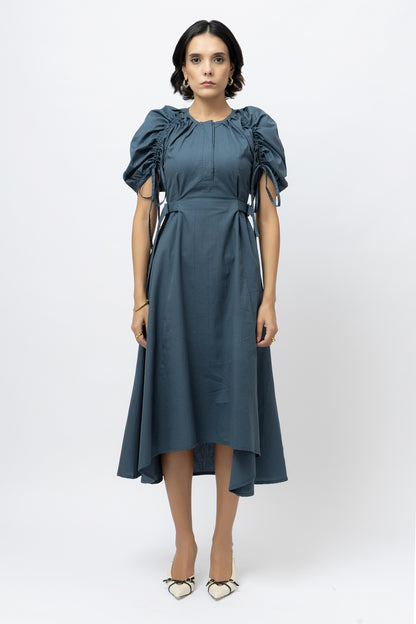 Go-to Statement Dress Teal