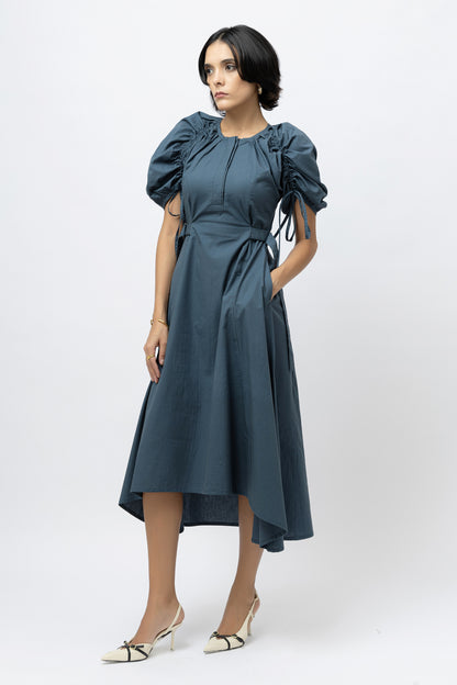 Go-to Statement Dress Teal