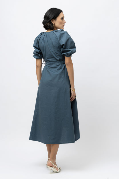 Go-to Statement Dress Teal