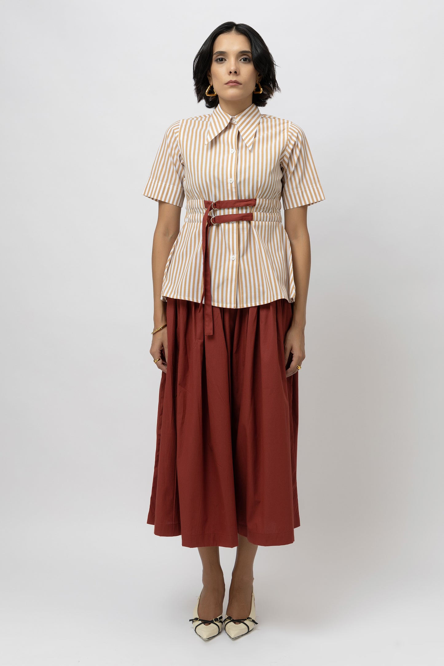 Stripe Twin Belt Set