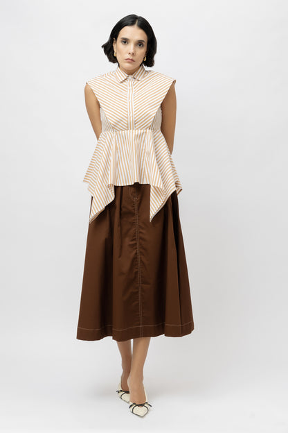 Stripe Holiday Hem Set