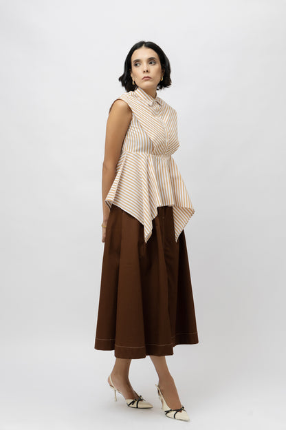 Holiday Hem Shirt Stripe