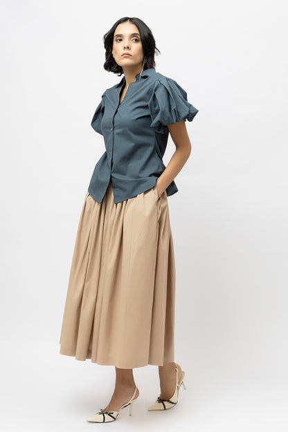 Teal Cloud Sleeve Set