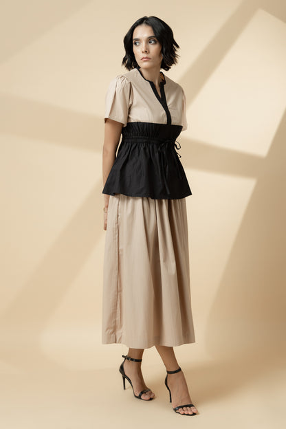 Easy Elastic Top Beige