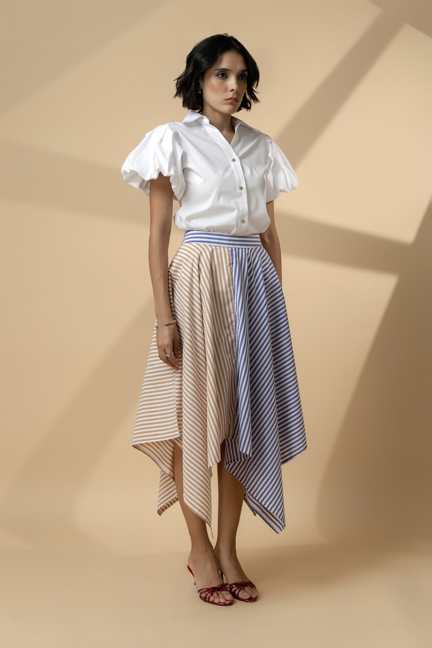 Cloud Sleeve Shirt White