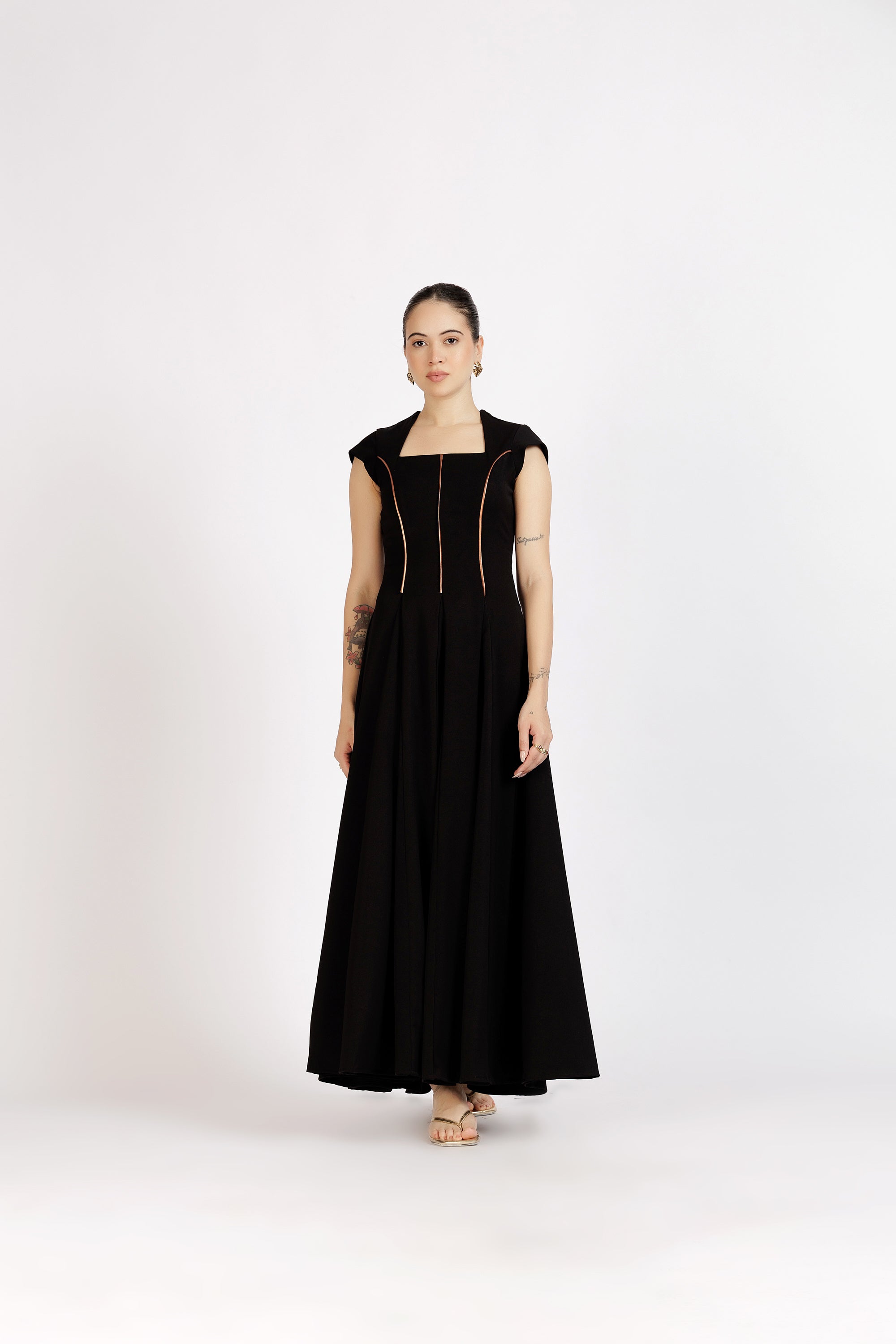 Shimmer Line Dress – A LINE STORE