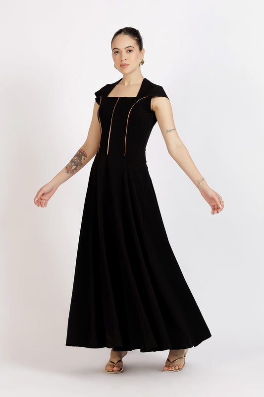 Shimmer Line Dress