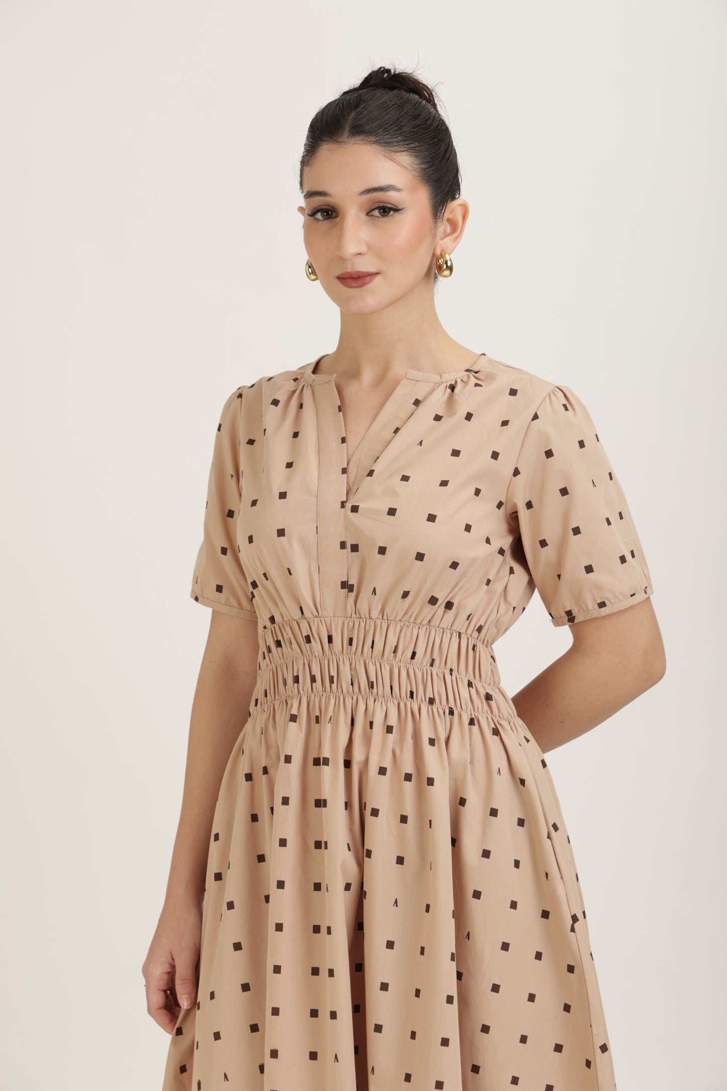 Pixel Midi Dress