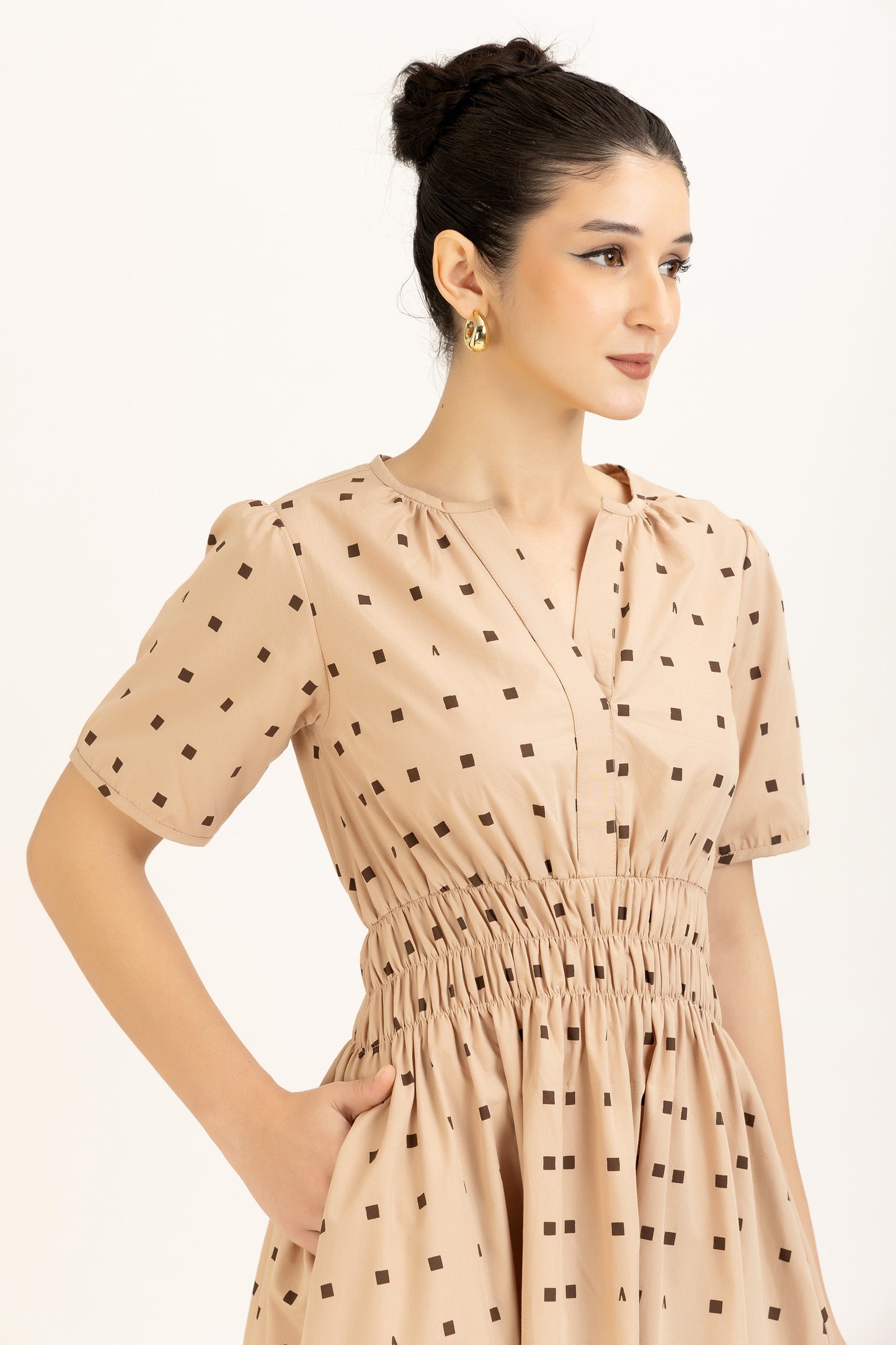 Pixel Midi Dress