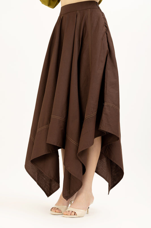 Angular Hem Skirt