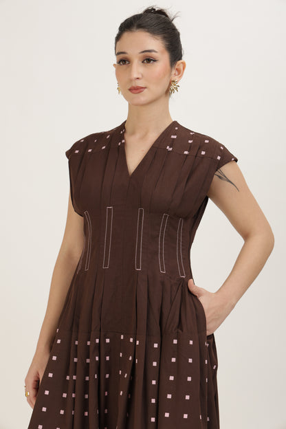 Soft Pleat Dress