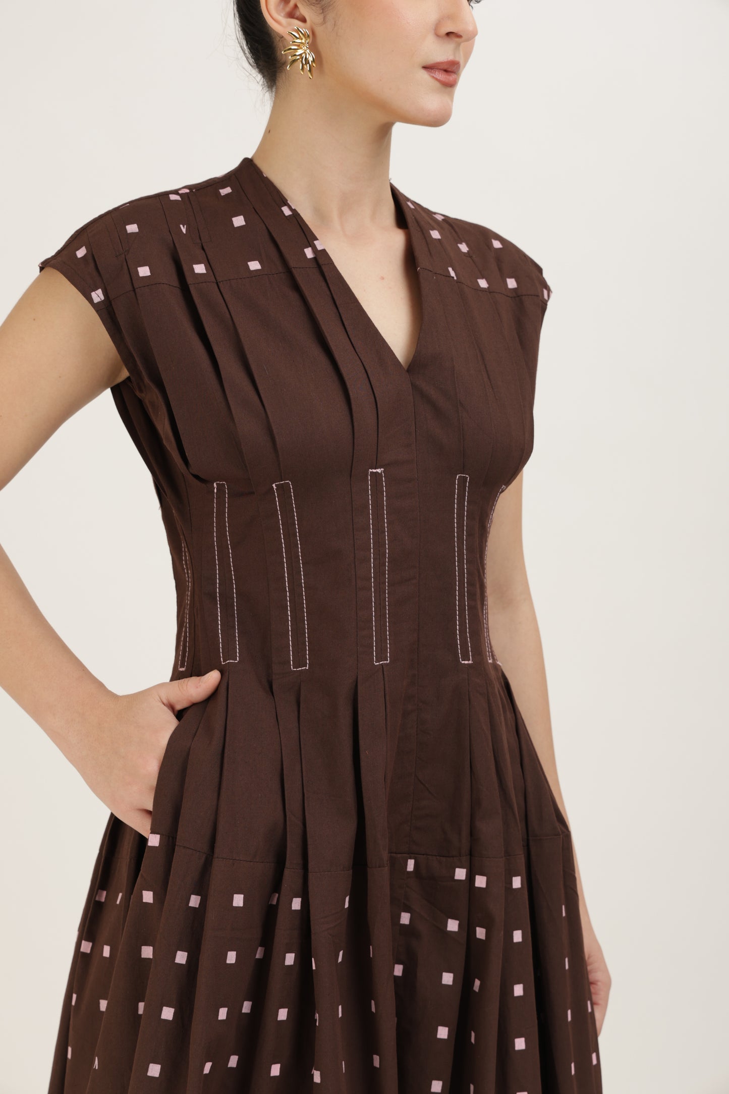 Soft Pleat Dress