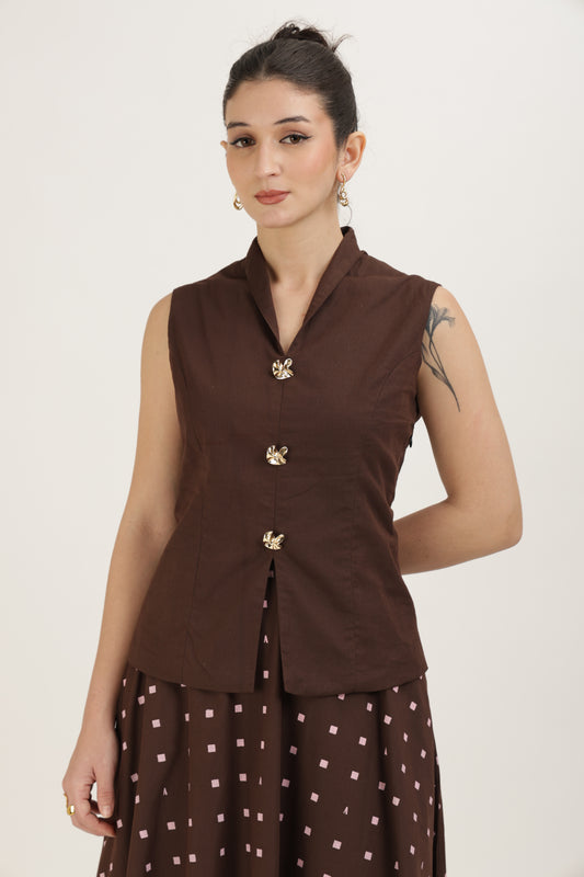 Tailored Vest Top