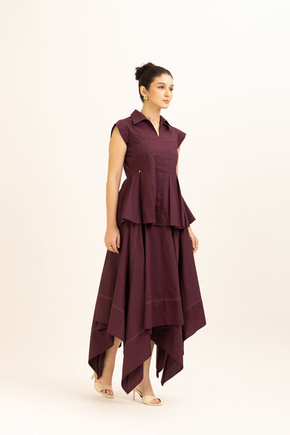 Angular Hem Skirt
