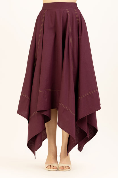 Angular Hem Skirt