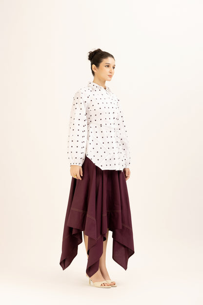 Printed Flared Stitchline Set