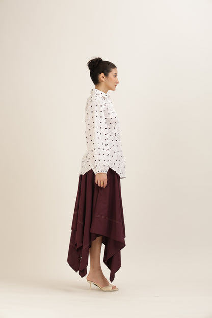 Printed Flared Stitchline Set