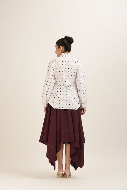 Printed Flared Stitchline Set